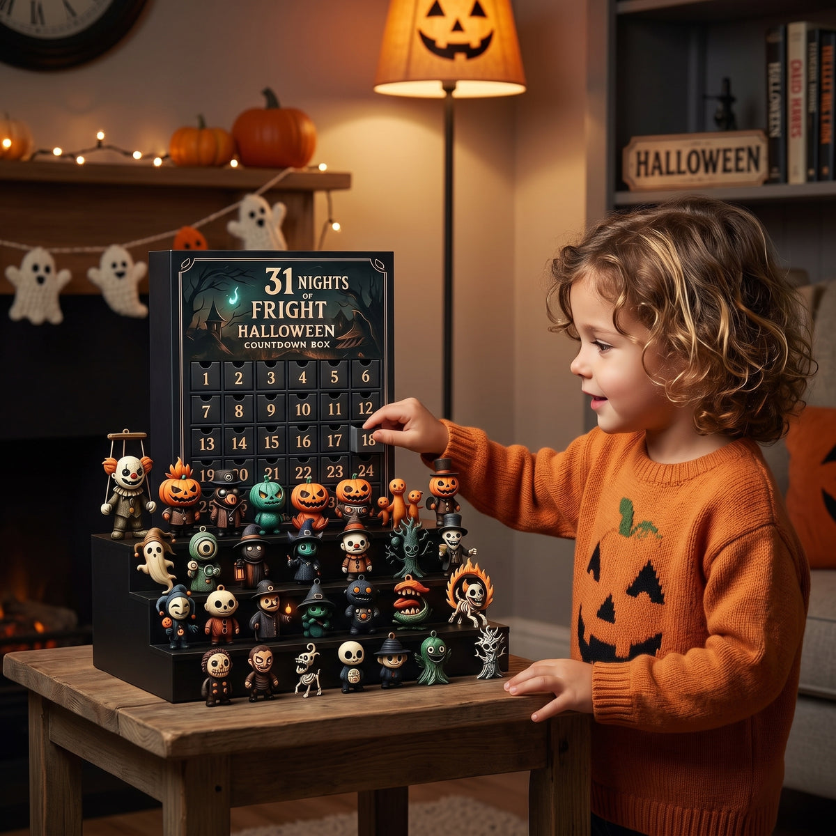 Halloween Advent Calendar- Mini Spooky Figurines