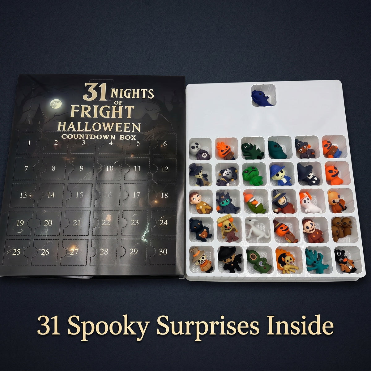 Halloween Advent Calendar- Mini Spooky Figurines