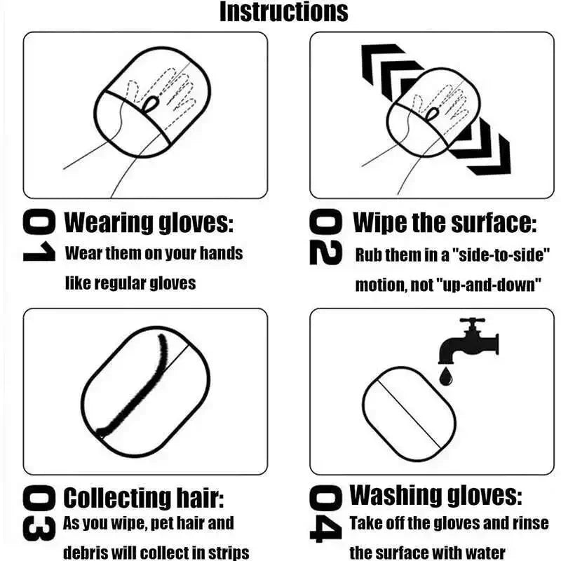 Furcova™ Pet Hair Removal Gloves