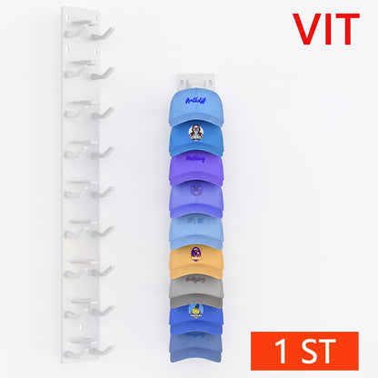 Wall-Mounted Cap Rack – Sleek & Functional
